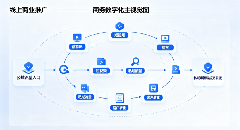 肇庆线上商业推广怎么做？全域流量闭环搭建与低成本转化实战指南